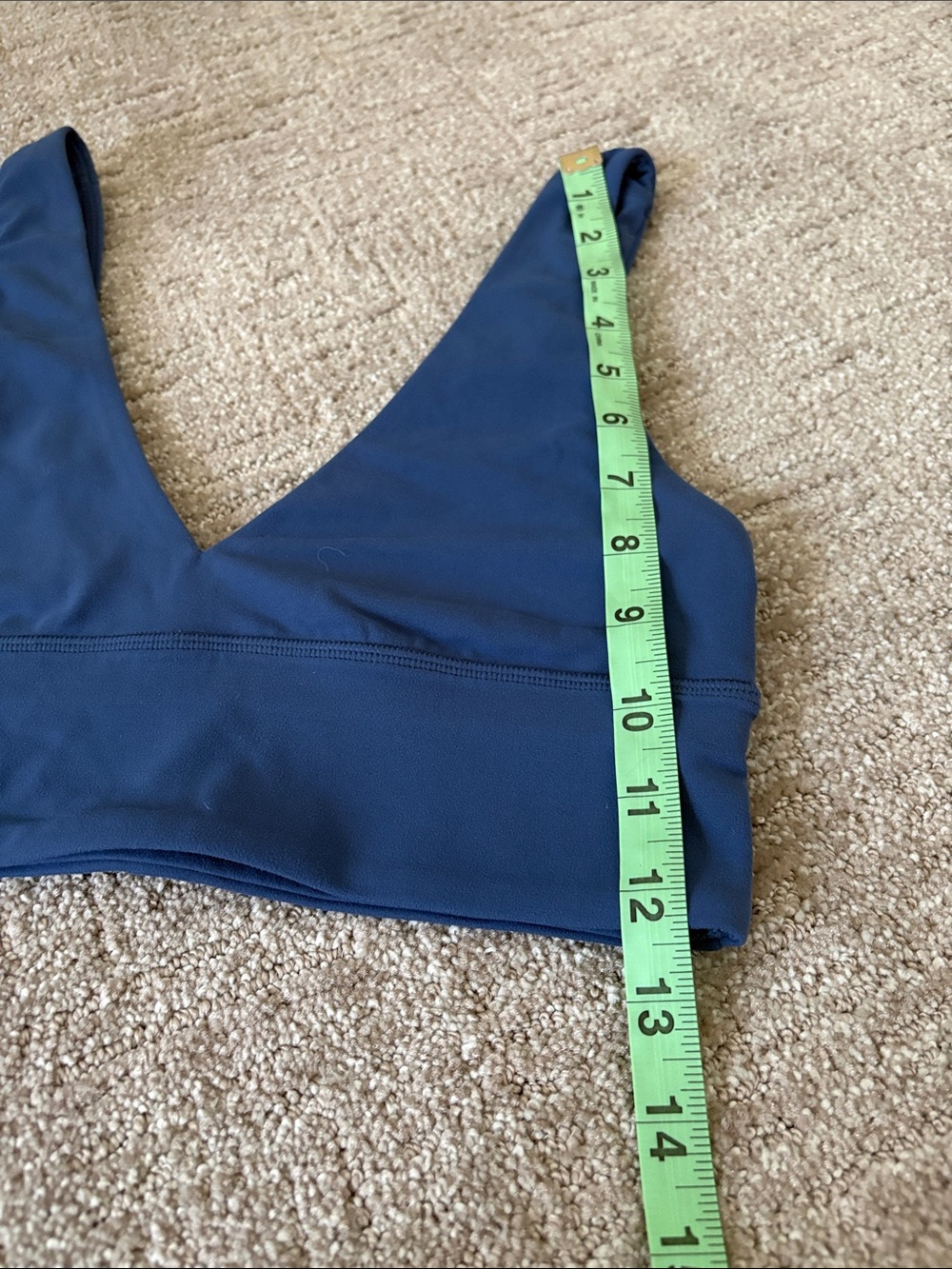 lululemon align V-neck bra in Pitch blue EUC 🙌 - Picture 6 of 6